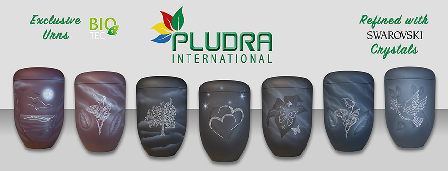 Pludra Exclusive Urns with SWAROWSKI Crystals