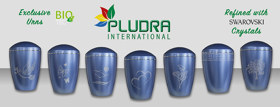 Pludra Exclusive Urns with SWAROWSKI Crystals